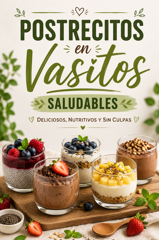 POSTRECITOS EN VASITOS SALUDABLES